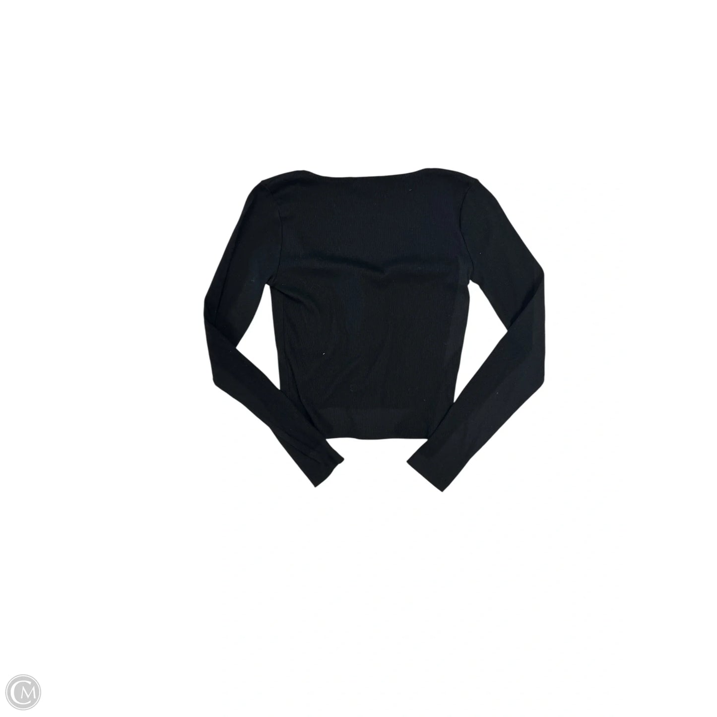 Top Long Sleeve By Forever 21 In Black, Size: S