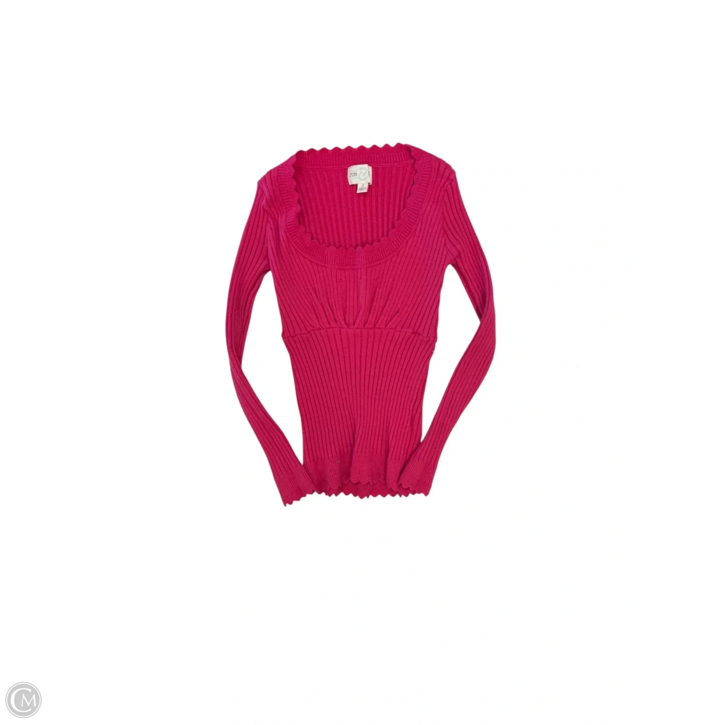 Top Long Sleeve By Clothes Mentor In Pink, Size: S