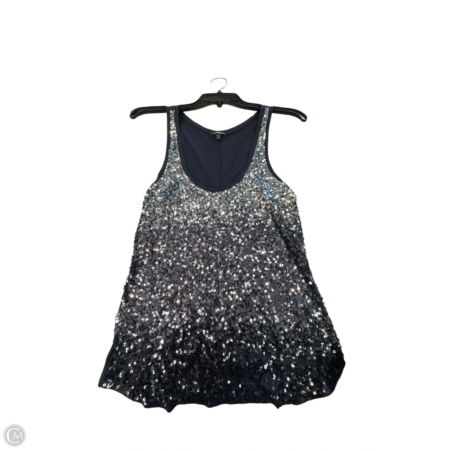 Top Sleeveless By Express In Blue, Size: Sp