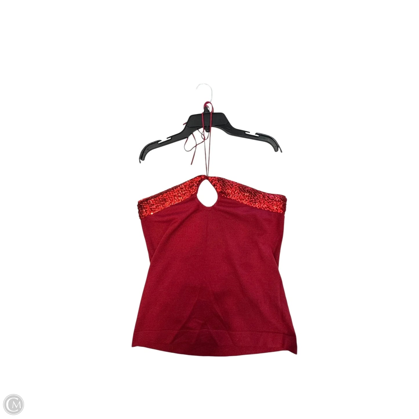 Top Sleeveless By Express In Red, Size: L
