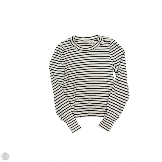 Top Long Sleeve By Z Supply In White, Size: M