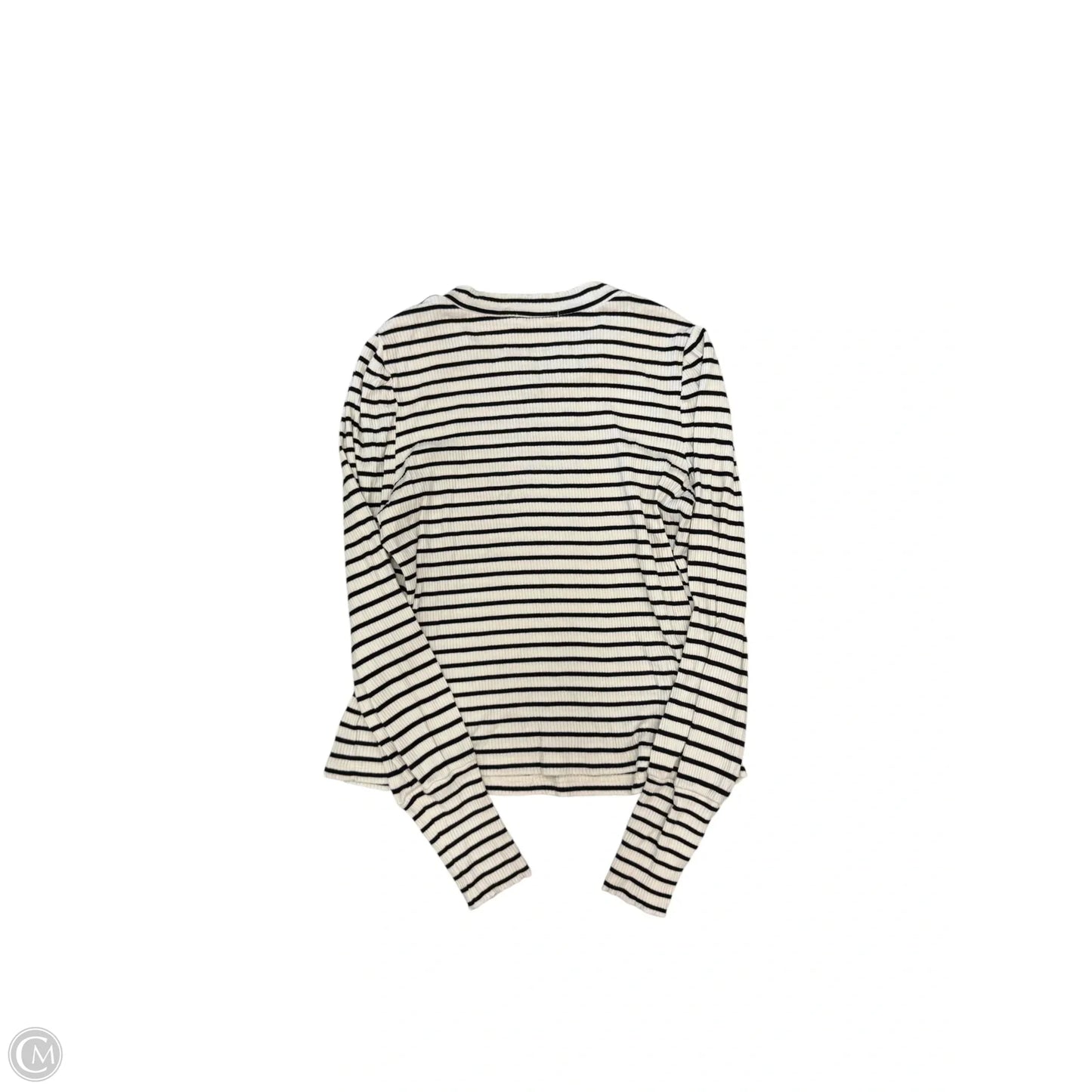 Top Long Sleeve By Z Supply In White, Size: M