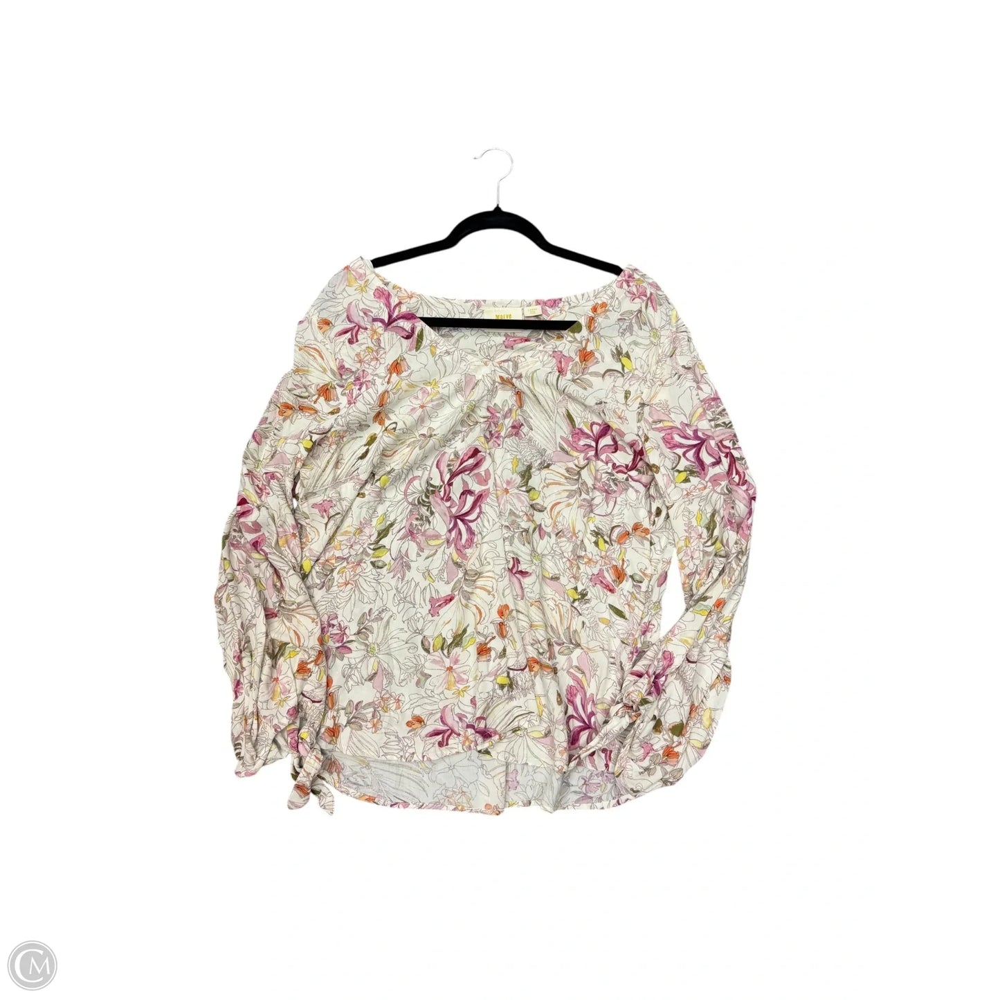 Top Long Sleeve By Maeve In Floral Print, Size: L