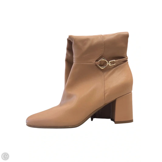 Boots Knee Heels By Naturalizer In Beige, Size: 7