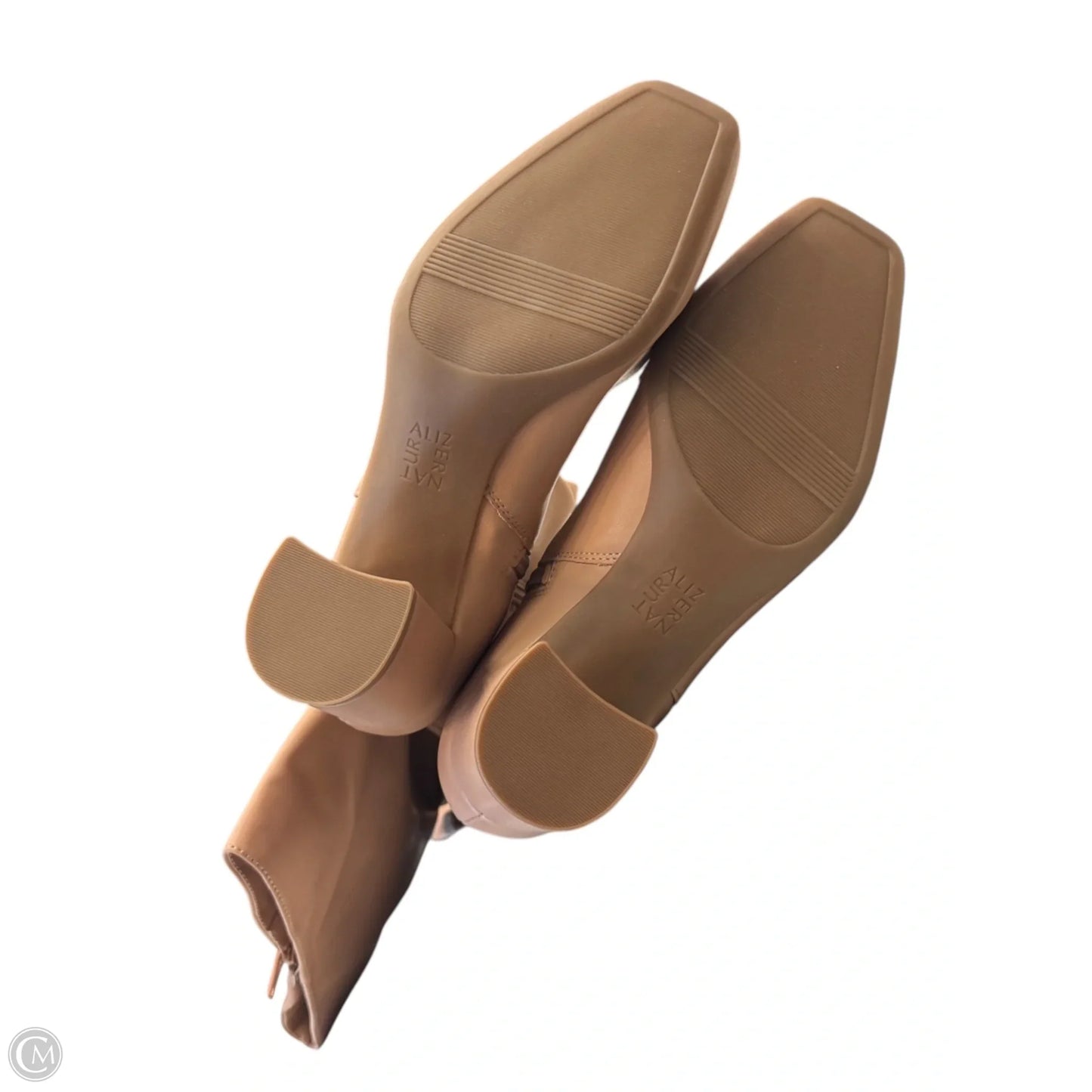 Boots Knee Heels By Naturalizer In Beige, Size: 7