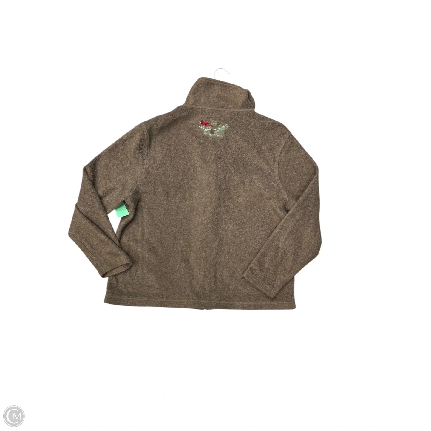Sweatshirt Collar By Clothes Mentor In Brown, Size: Xl