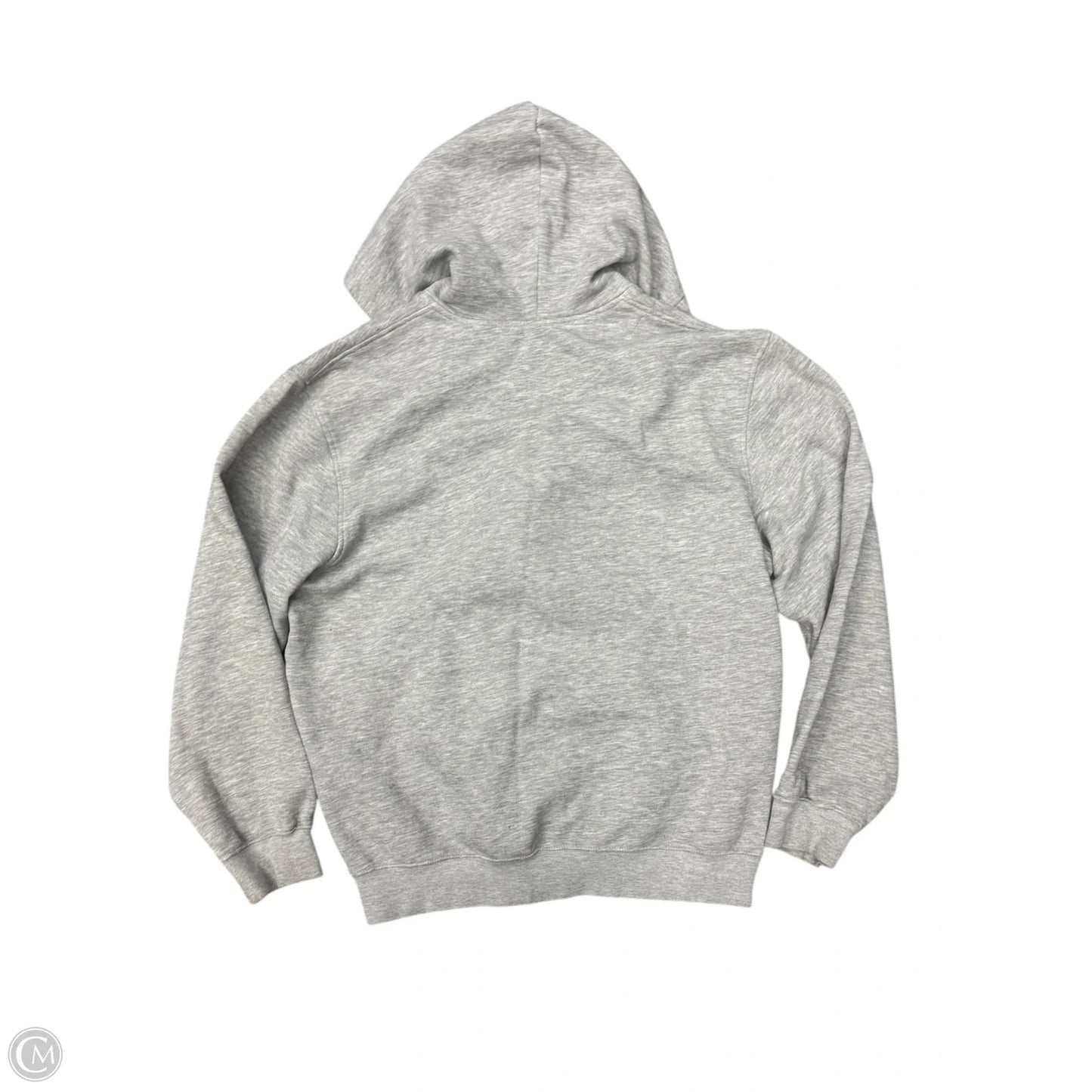 Sweatshirt Hoodie By Nike In Grey, Size: L