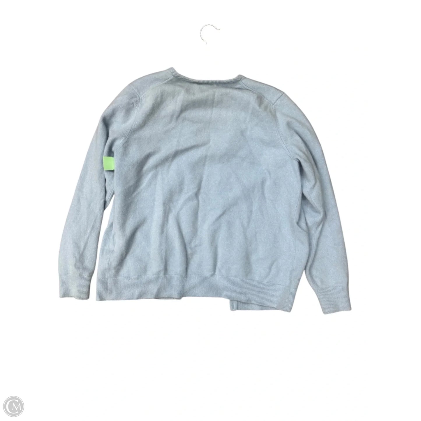 Cardigan By Lands End In Blue, Size: Xxl