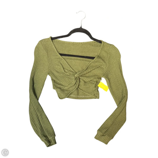 Top Long Sleeve By Clothes Mentor In Green, Size: S