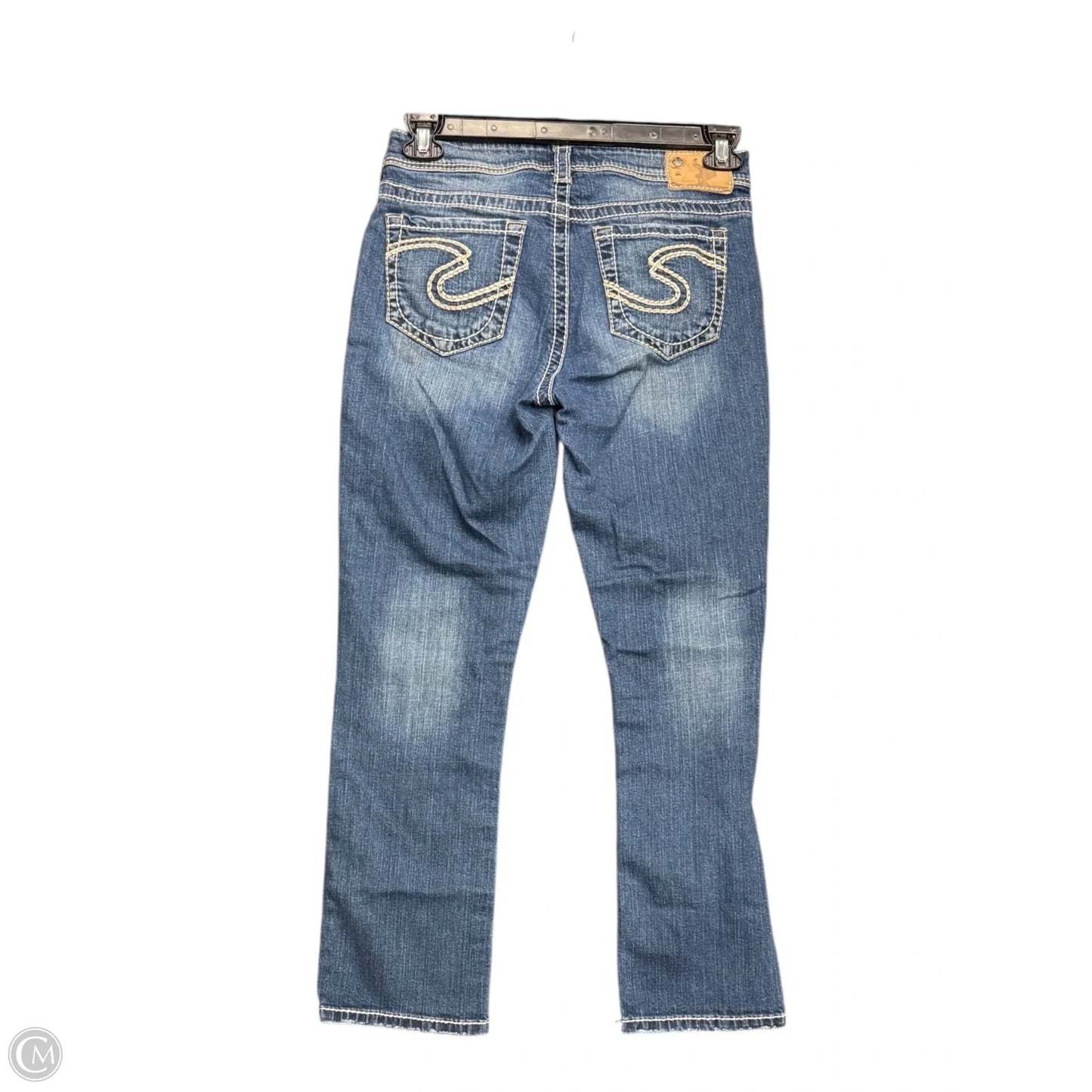 Jeans Straight By Silver In Blue Denim, Size: 8