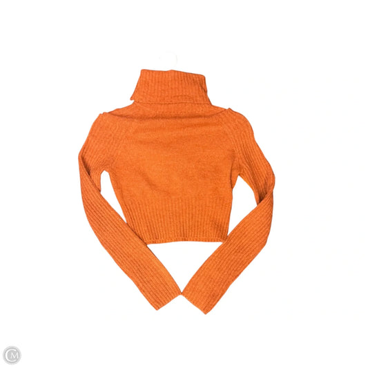 Top Long Sleeve By Bdg In Orange, Size: M