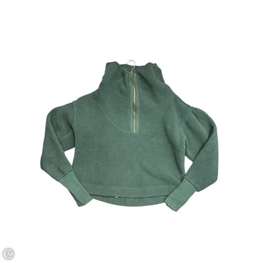 Sweatshirt Collar By Free People In Green, Size: Sp