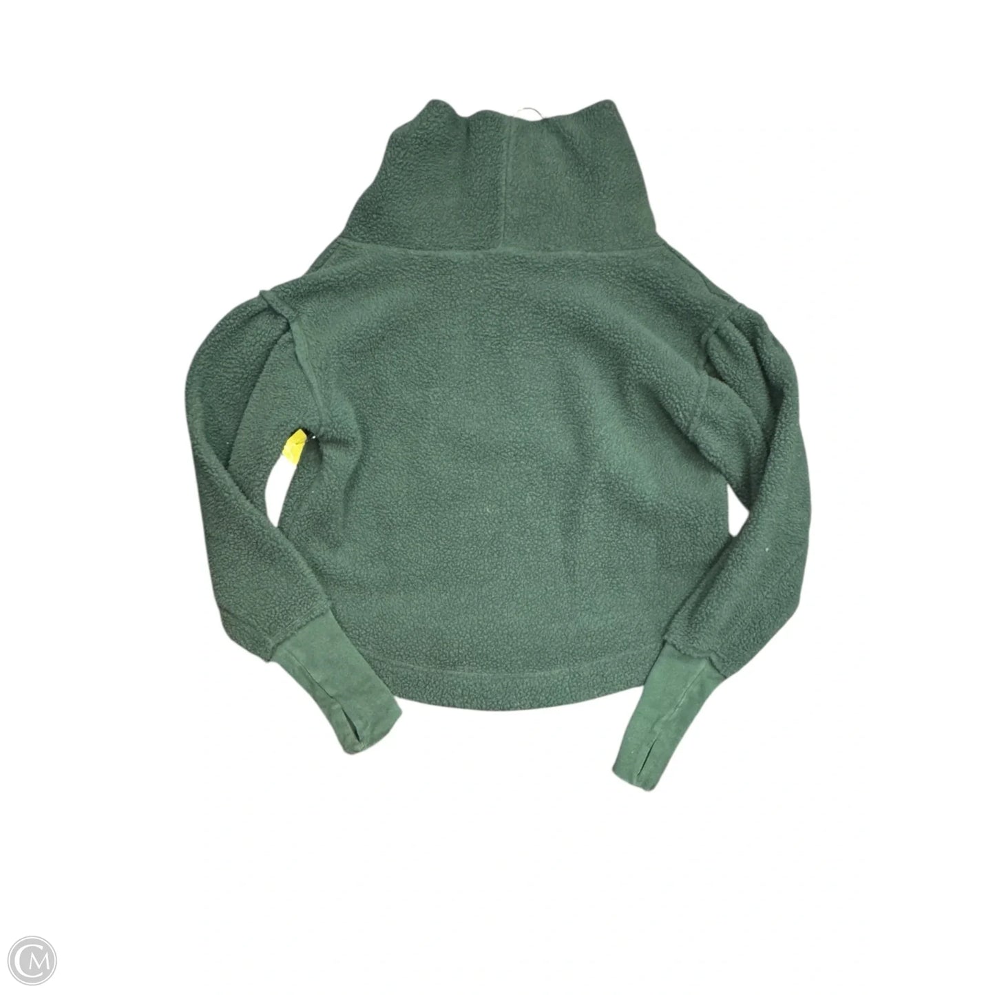 Sweatshirt Collar By Free People In Green, Size: Sp