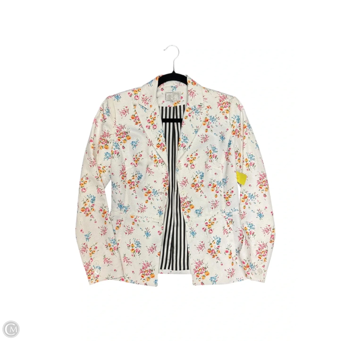 Blazer By Alberto Makali In White, Size: M