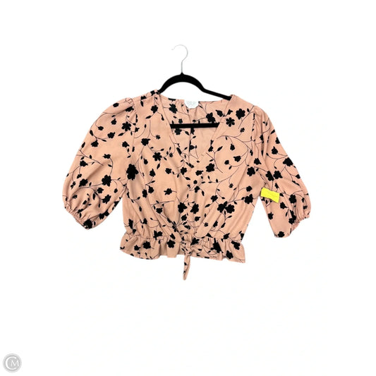 Top 3/4 Sleeve By Sienna Sky In Pink, Size: L