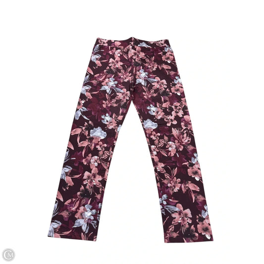 Pants Leggings By Logo In Purple, Size: 8