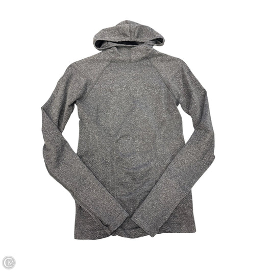 Athletic Sweatshirt Hoodie By Athleta In Grey, Size: S