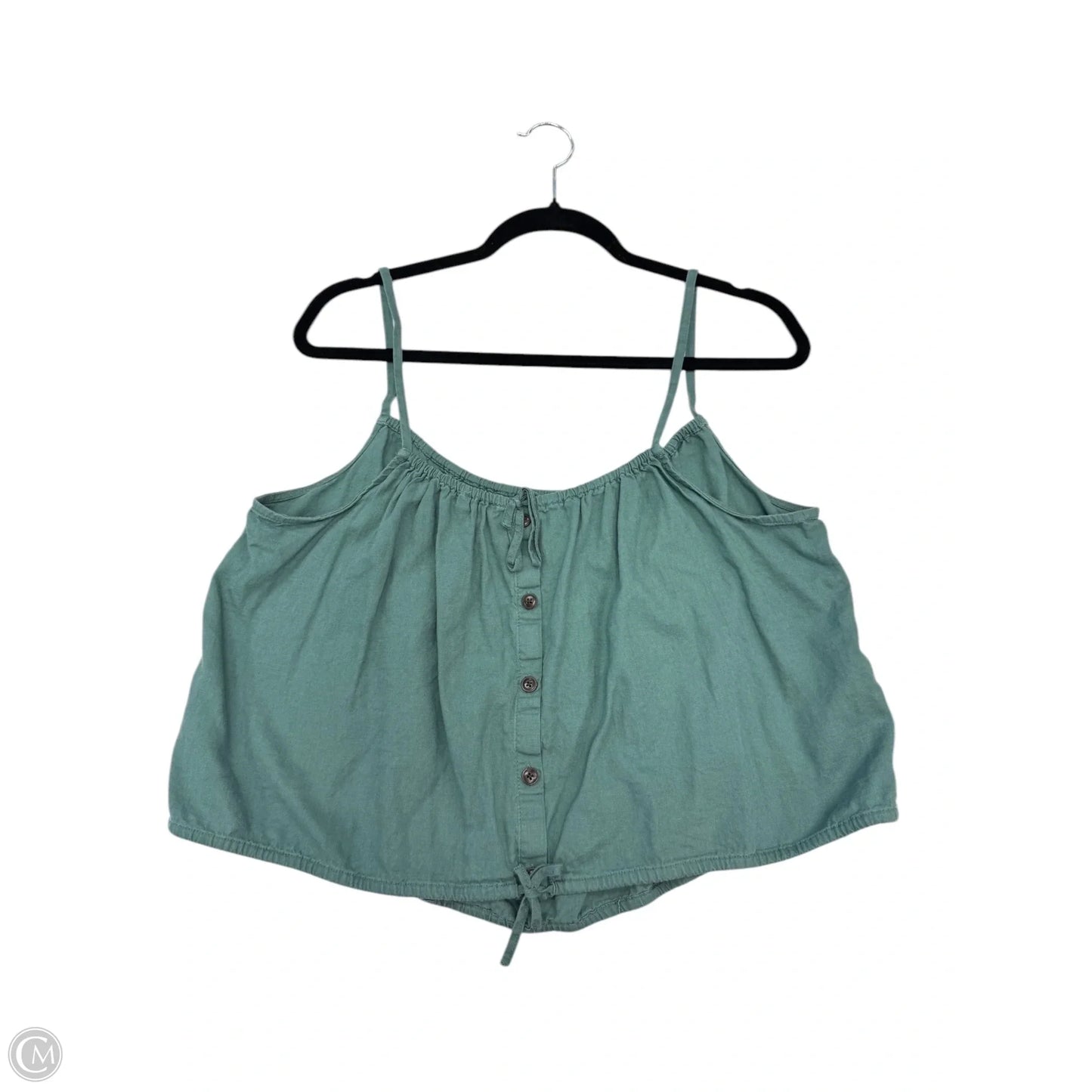 Top Sleeveless By Madewell In Green, Size: L