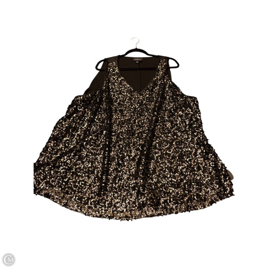 Top Sleeveless By Lane Bryant In Black, Size: 4x