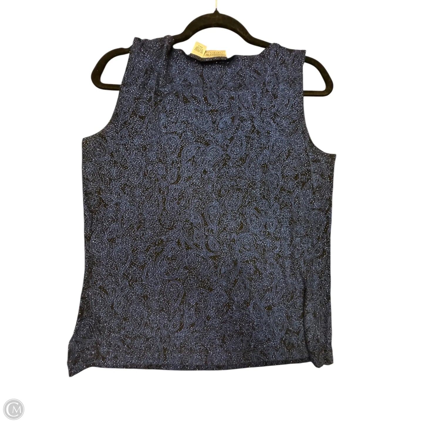 Top Sleeveless By Chicos In Blue, Size: S
