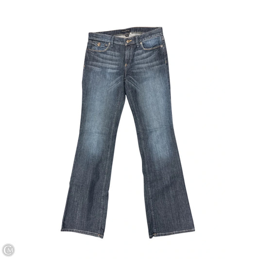 Jeans Straight By Banana Republic In Blue Denim, Size: 6