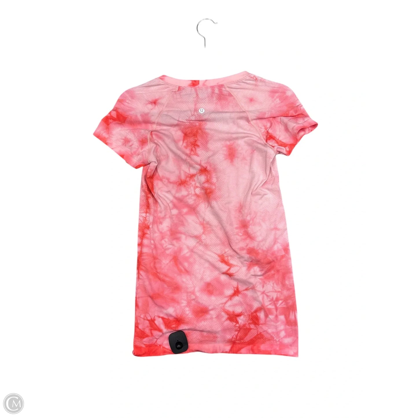 Athletic Top Short Sleeve By Lululemon In Pink, Size: 2