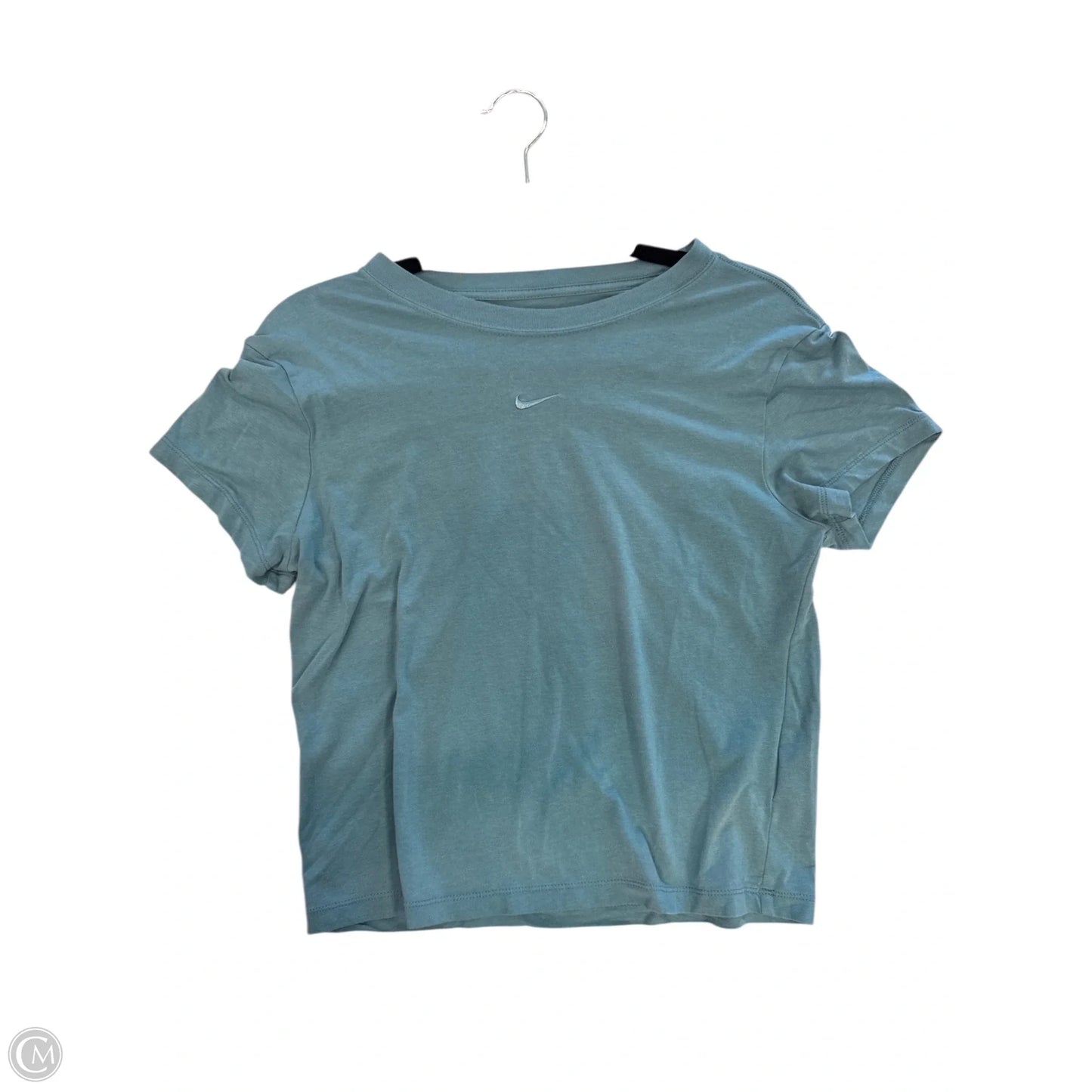 Top Short Sleeve By Nike In Blue, Size: L