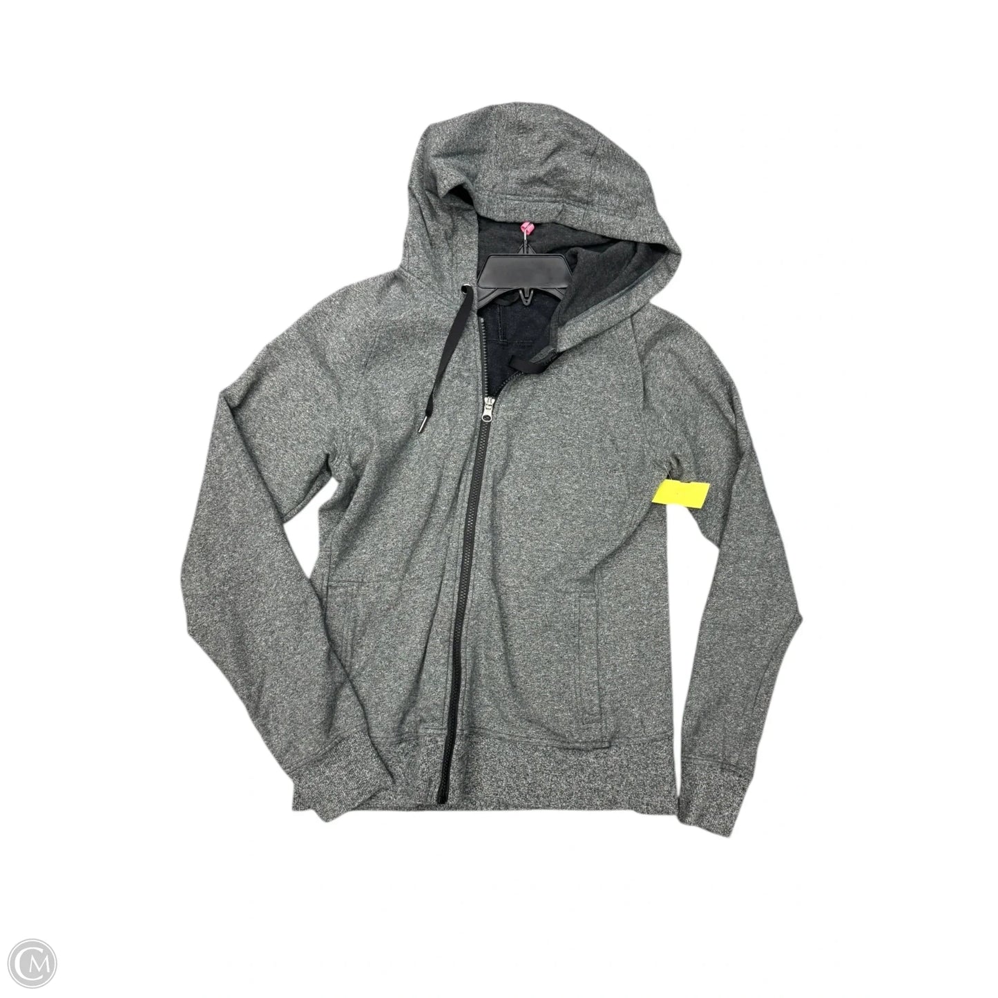 Athletic Jacket By Lululemon In Grey, Size: 6