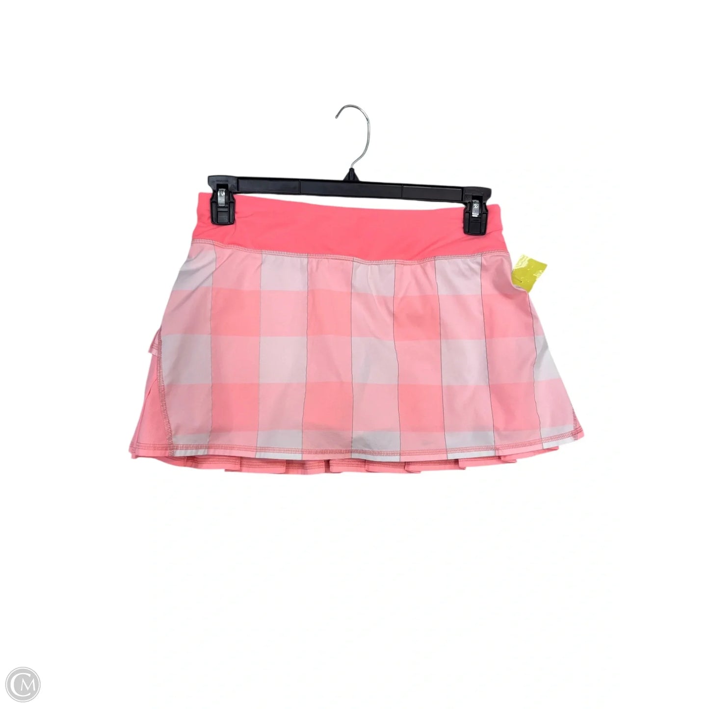 Athletic Skirt By Lululemon In Pink & White, Size: 6