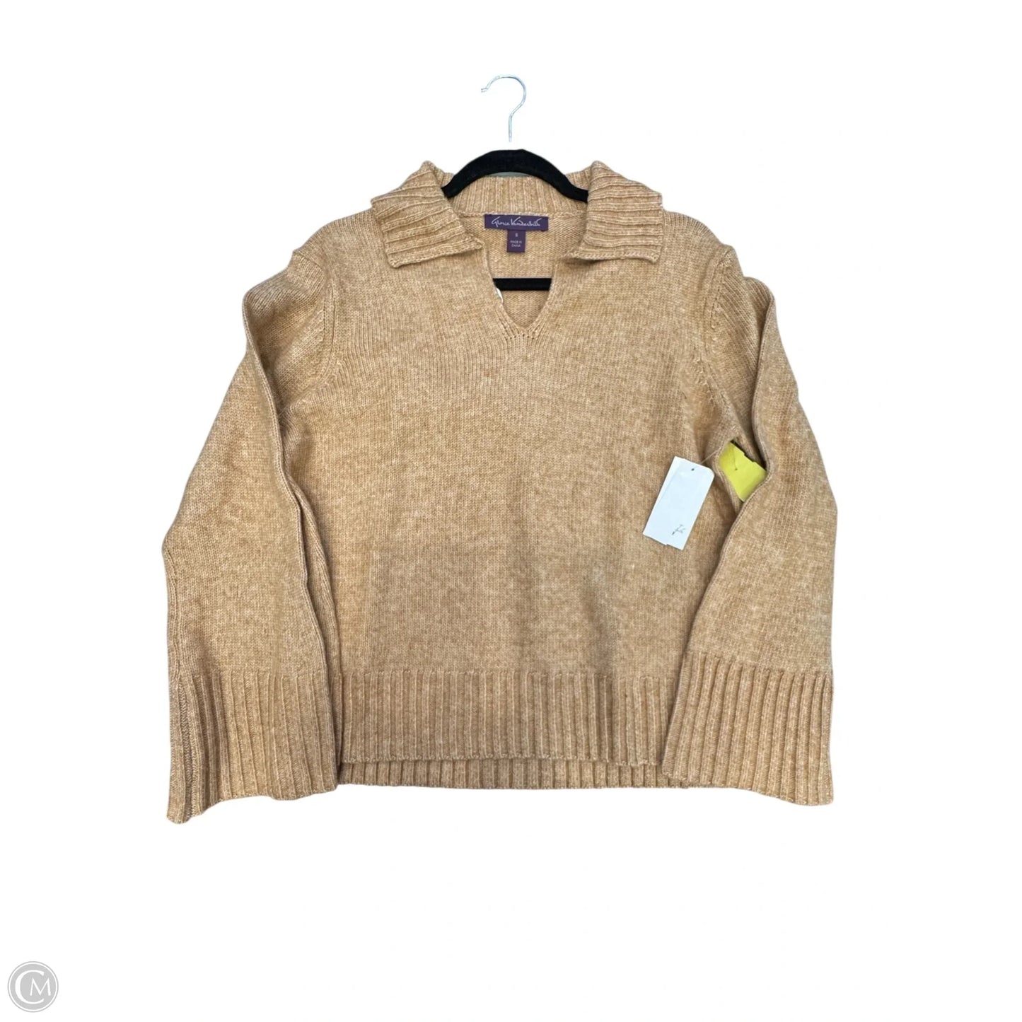 Sweatshirt Collar By Gloria Vanderbilt In Cream, Size: S