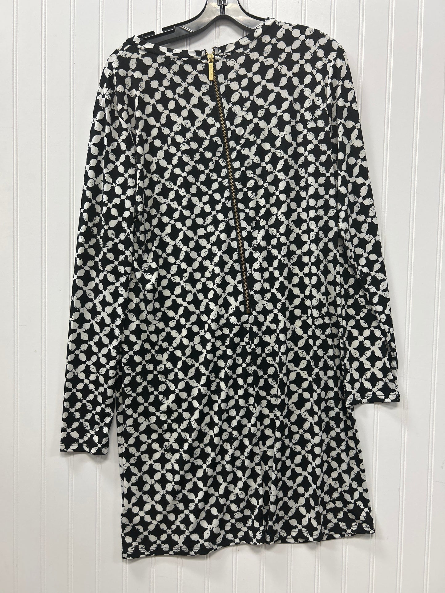 Dress Casual Midi By Michael By Michael Kors In Black, Size:Xl NWT