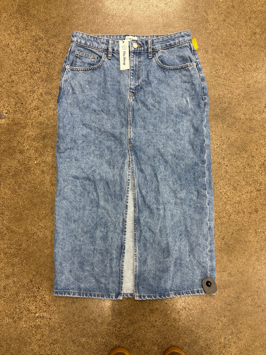 Skirt Maxi By The Drop In Blue Denim, Size:M