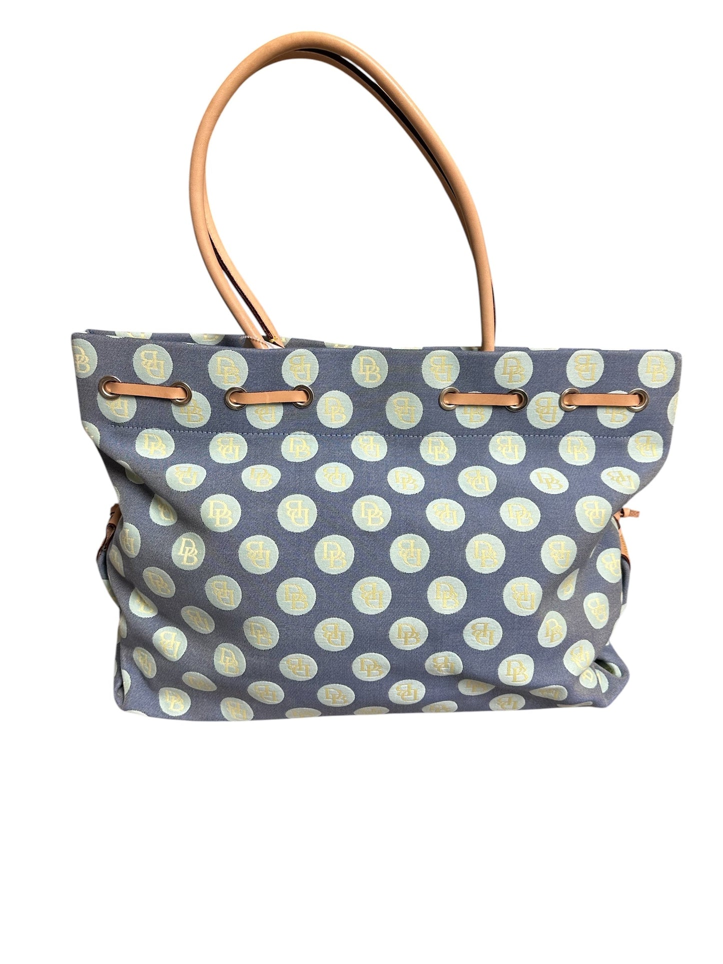 Handbag Designer By Dooney And Bourke In Blue, Size:Large