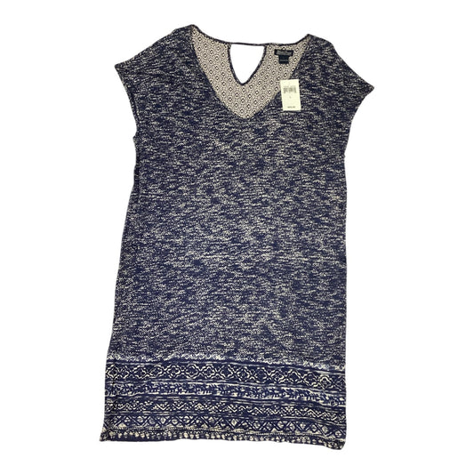 Dress Casual Short By Lucky Brand In Blue & Tan, Size:L