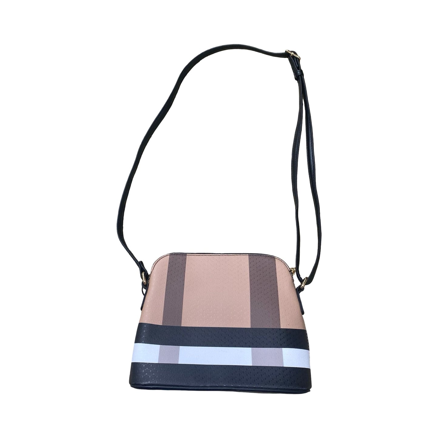 Handbag By Cmc In Plaid Pattern, Size:Small