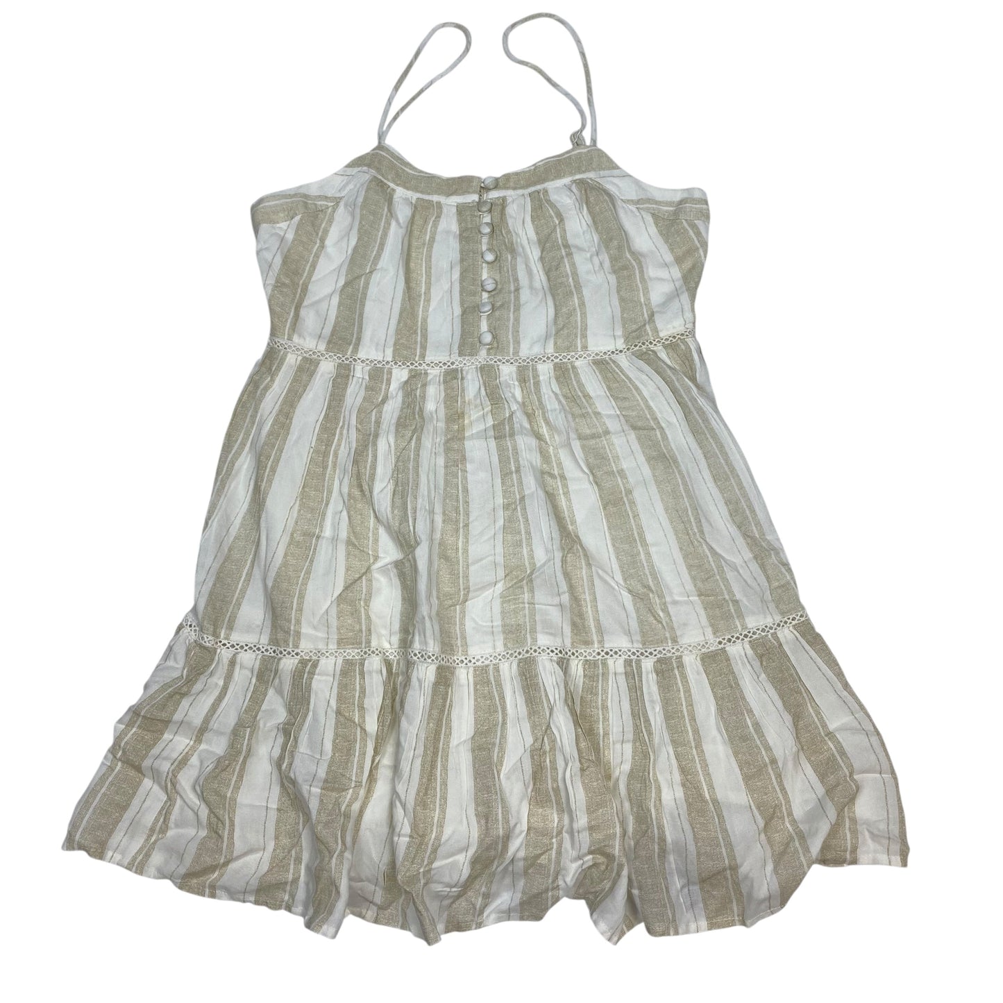 Dress Casual Short By Urban Outfitters In Cream & Tan, Size:S