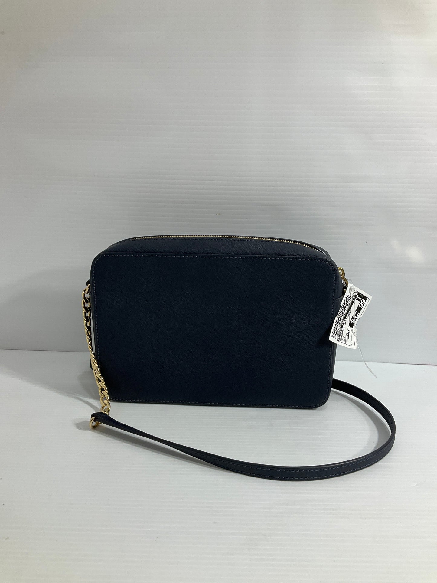 Crossbody Designer By Michael Kors In Navy, Size:Small