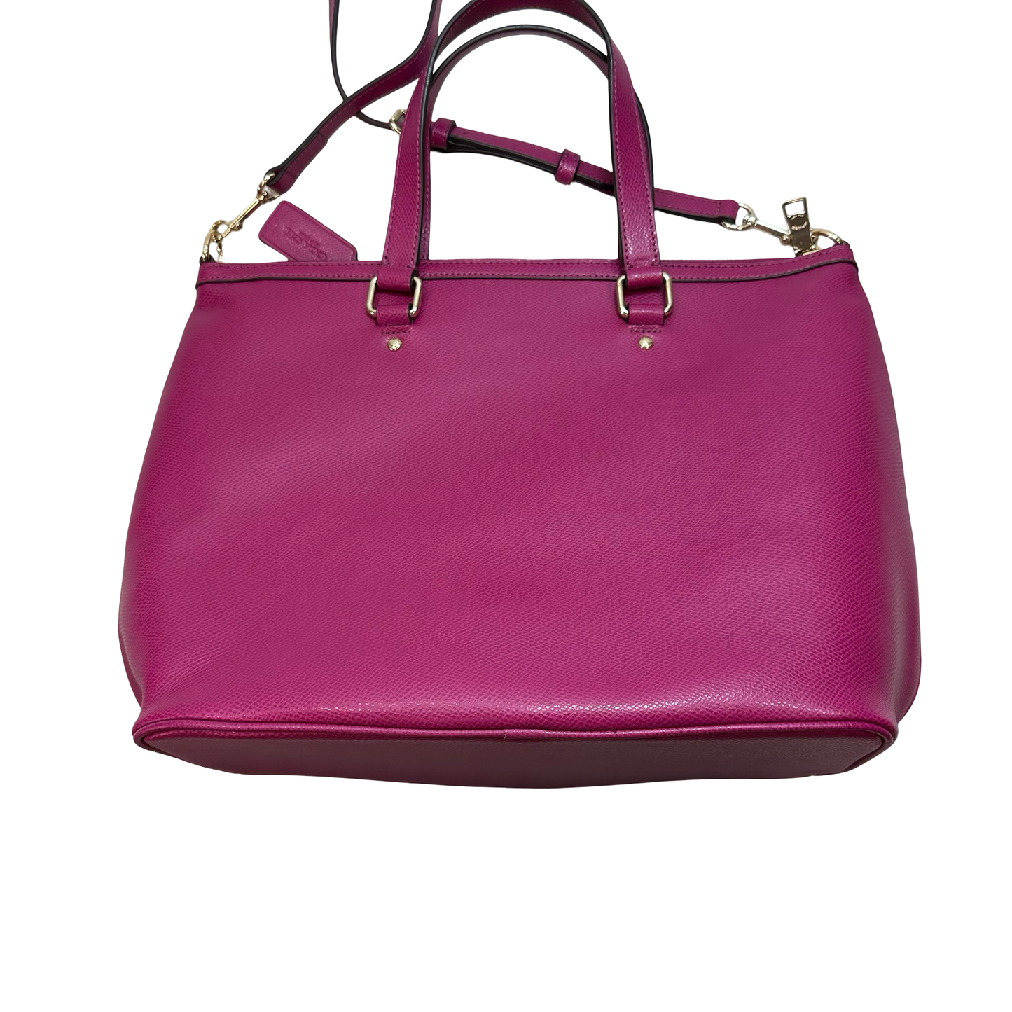 PLEAT Handbag Designer By Coach, Size: Medium