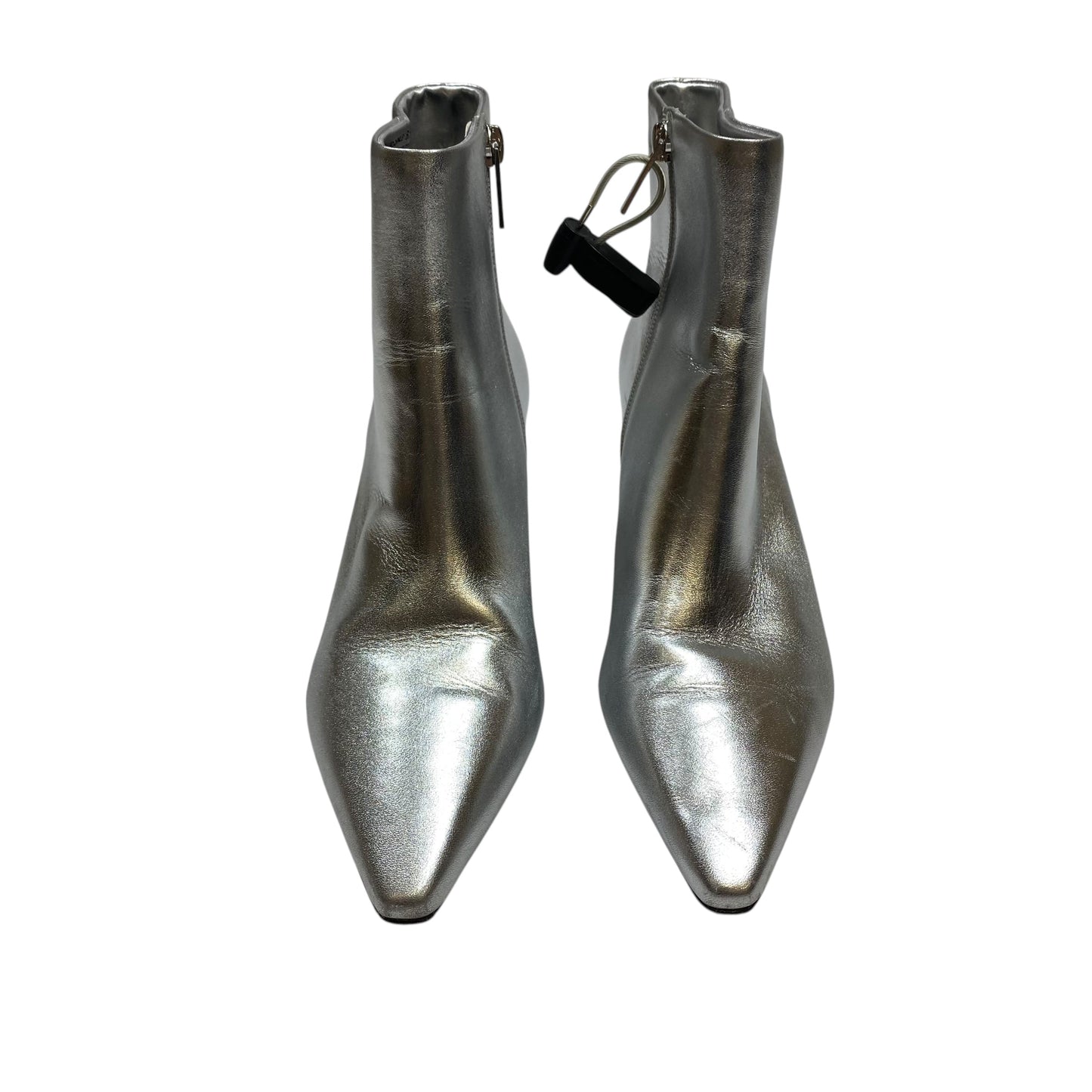 Boots Leather By Vince Camuto In Silver, Size:6.5