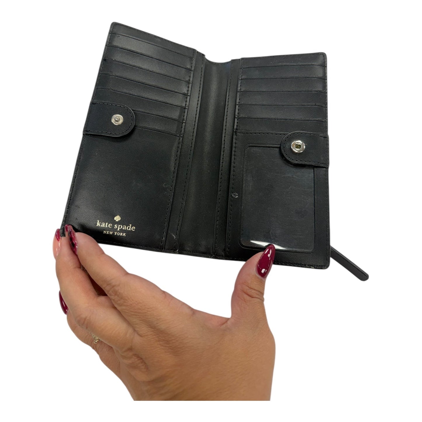 Wallet Designer By Kate Spade In Black, Size:Medium