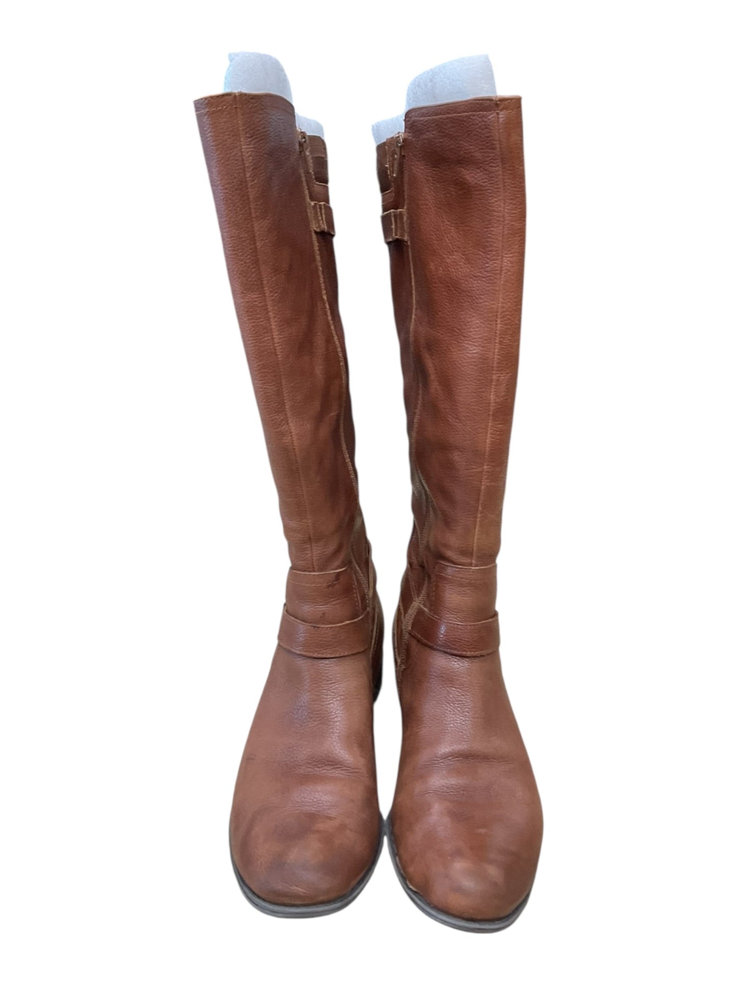 Boots Knee Flats By Naturalizer In Brown, Size:10