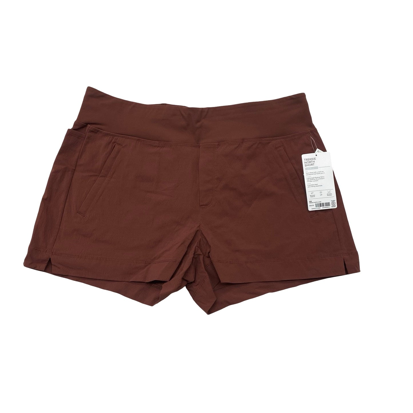 Athletic Shorts By Athleta In Brown, Size:16