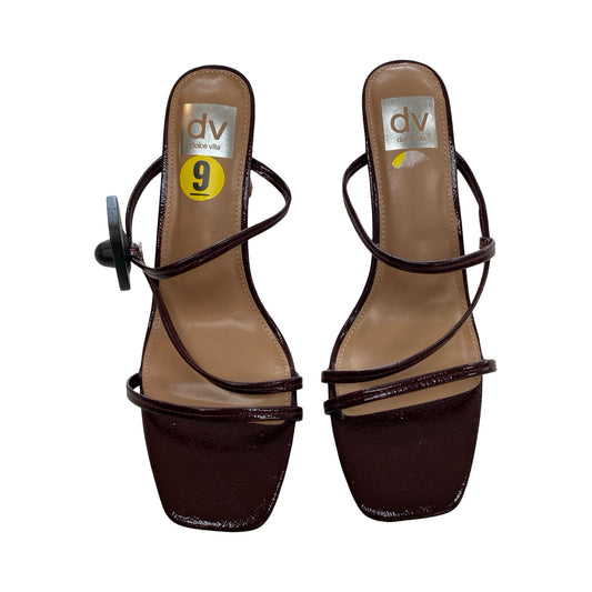 Sandals Heels Block By Dolce Vita In Purple, Size:9