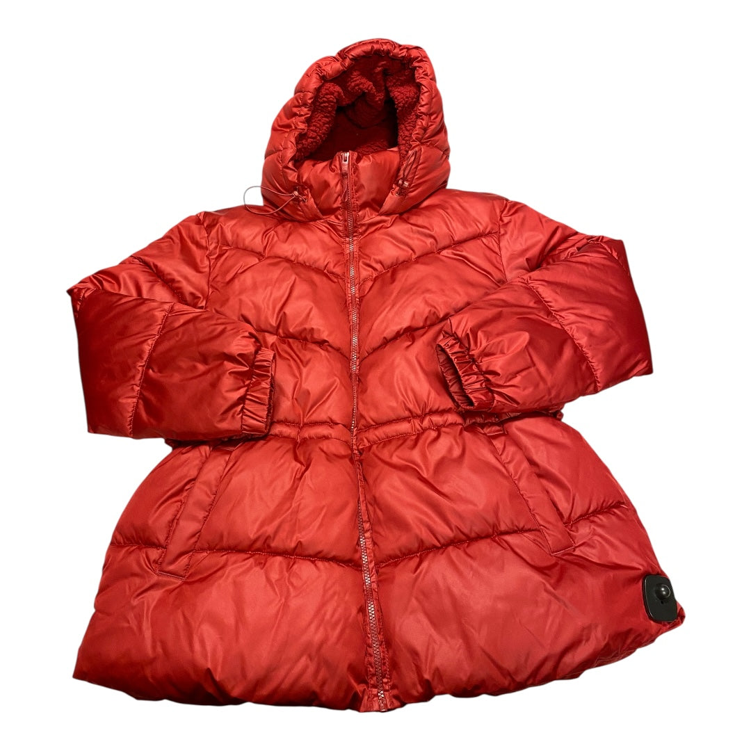 Coat Puffer & Quilted By Gap In Red, Size:L