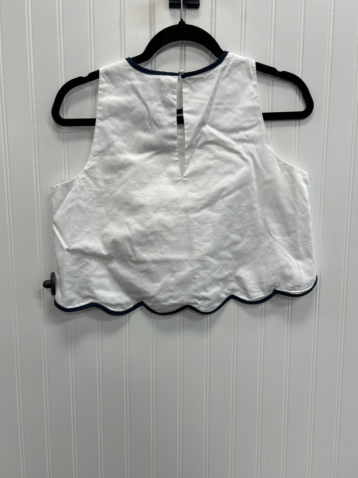 Top Sleeveless By French Connection In White, Size:Xs