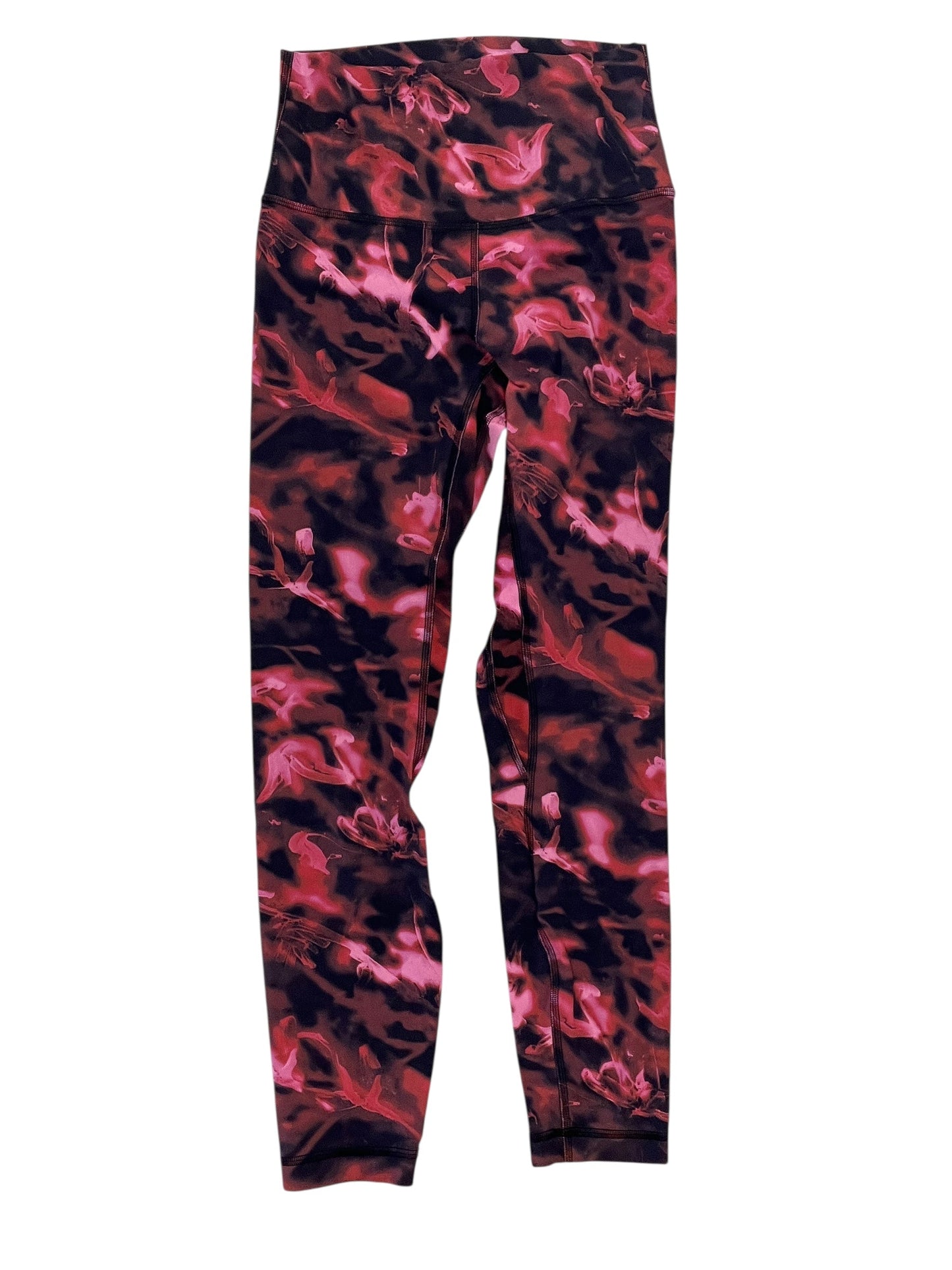 Athletic Leggings By Lululemon In Pink & Purple, Size:S