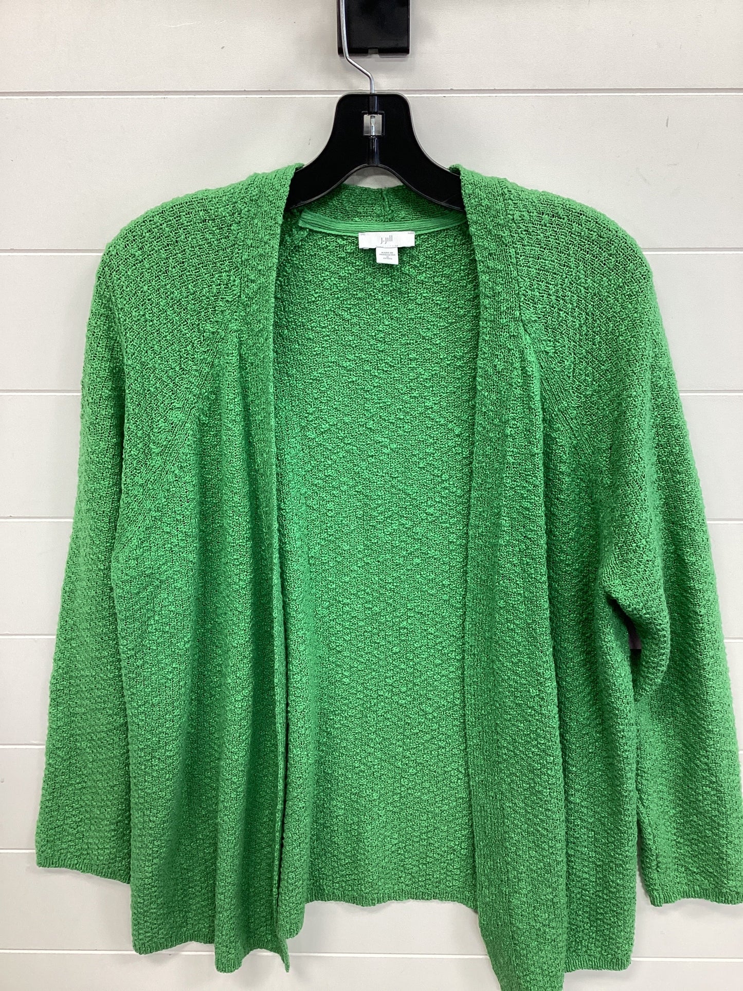 Cardigan By J. Jill In Green, Size:Mp