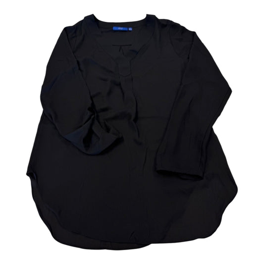 Top 3/4 Sleeve By Apt 9 In Black, Size:L