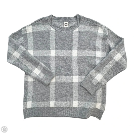 Sweater By Anne Klein In Grey, Size: M