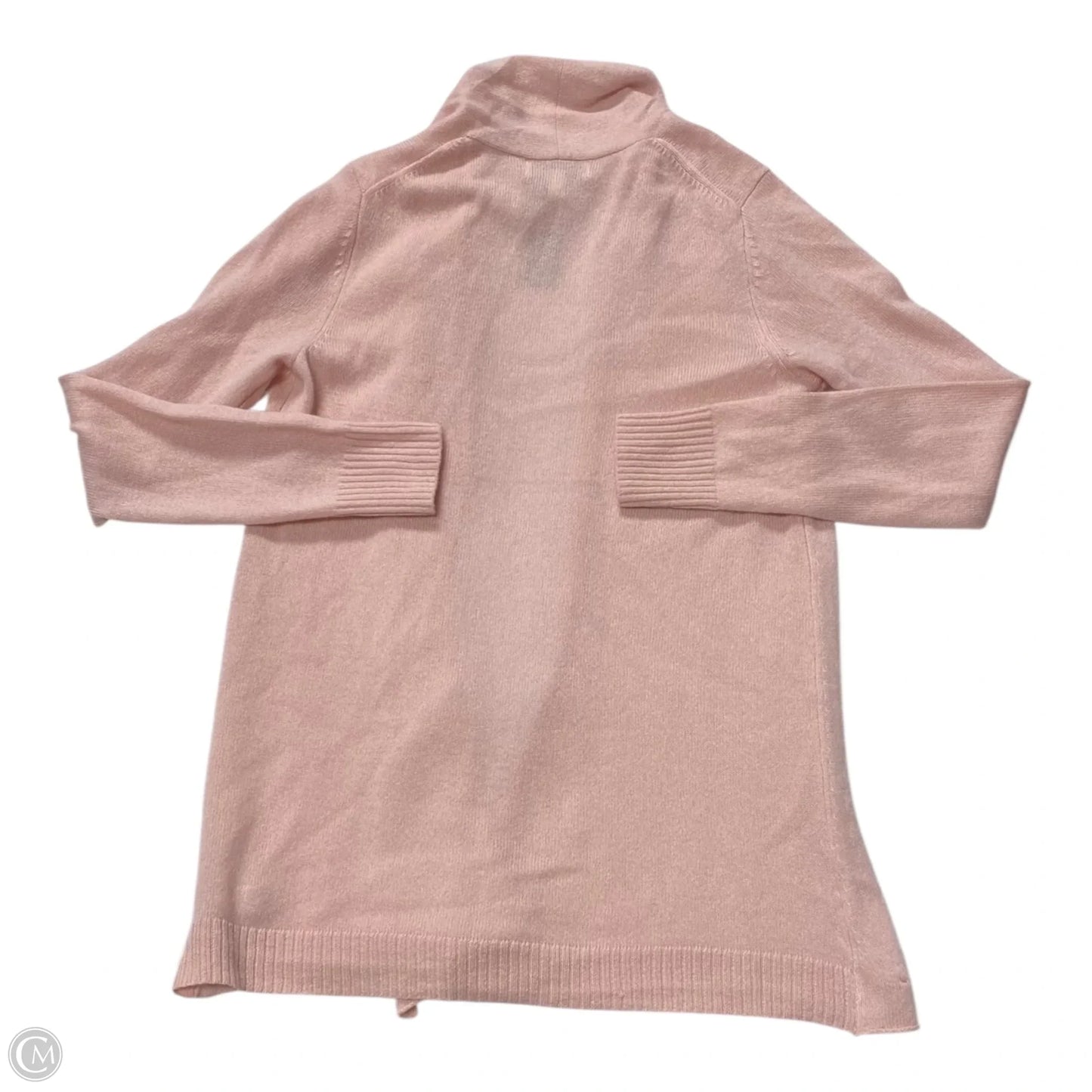 Sweater Cardigan Designer By Neiman Marcus In Pink, Size: S